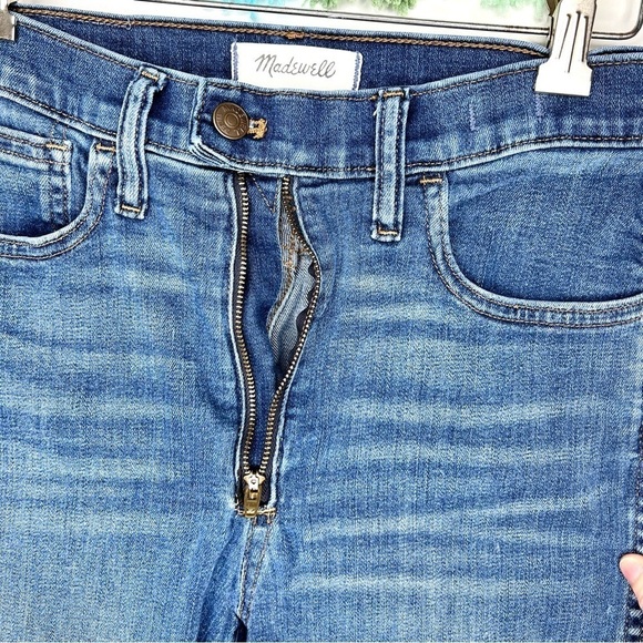 Madewell High-Rise Roadtripper Skinny Jeans Ridgefield Wash Zip-Front Size 27 - Picture 4 of 16